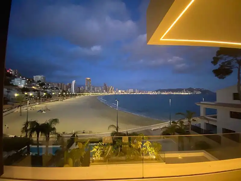 Exterior view of Duplexes for sale in Benidorm  with Air Conditioner and Swimming Pool