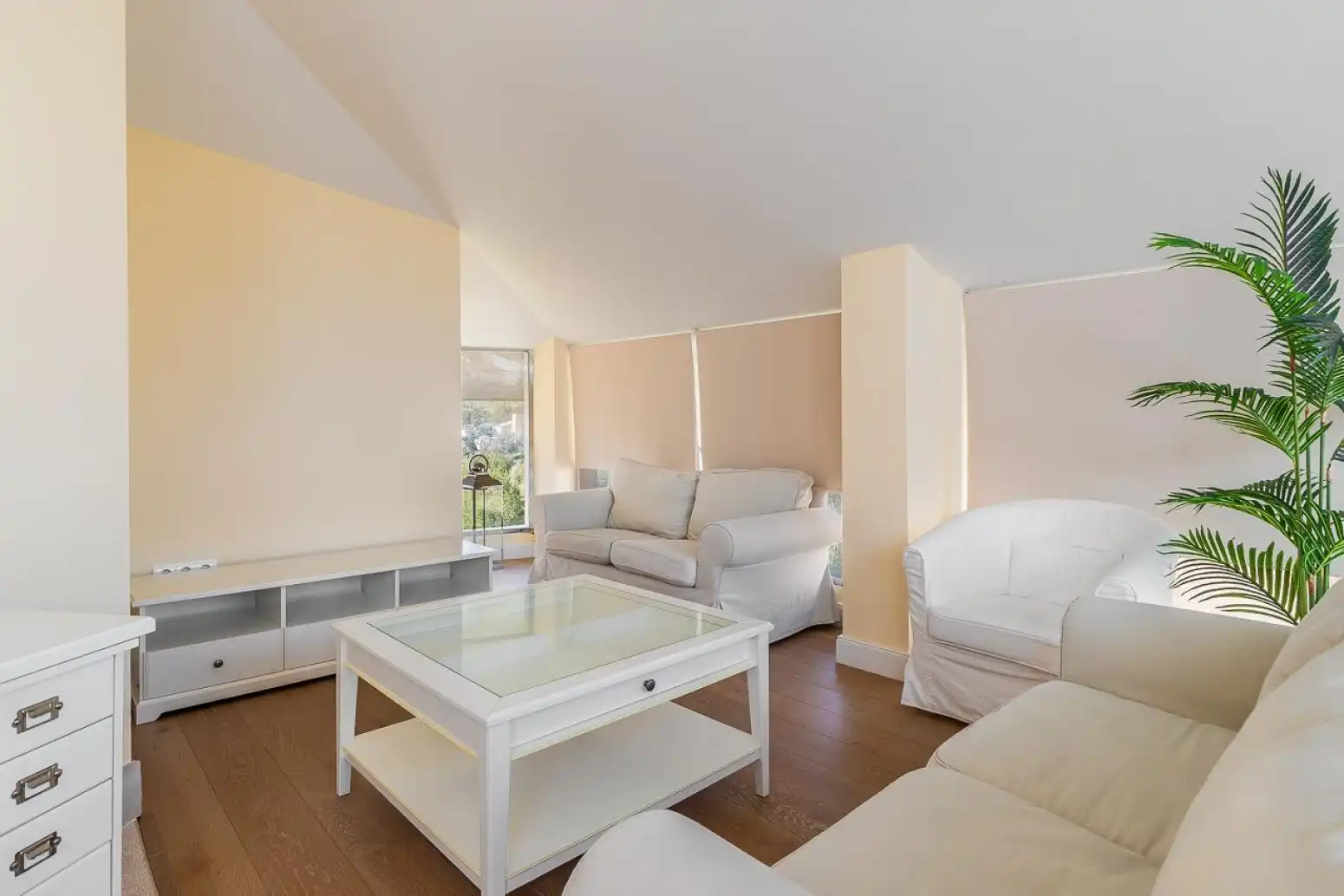 Sala de estar de Ático en venta en  Palma de Mallorca con Aire acondicionado, Calefacción y Parquet