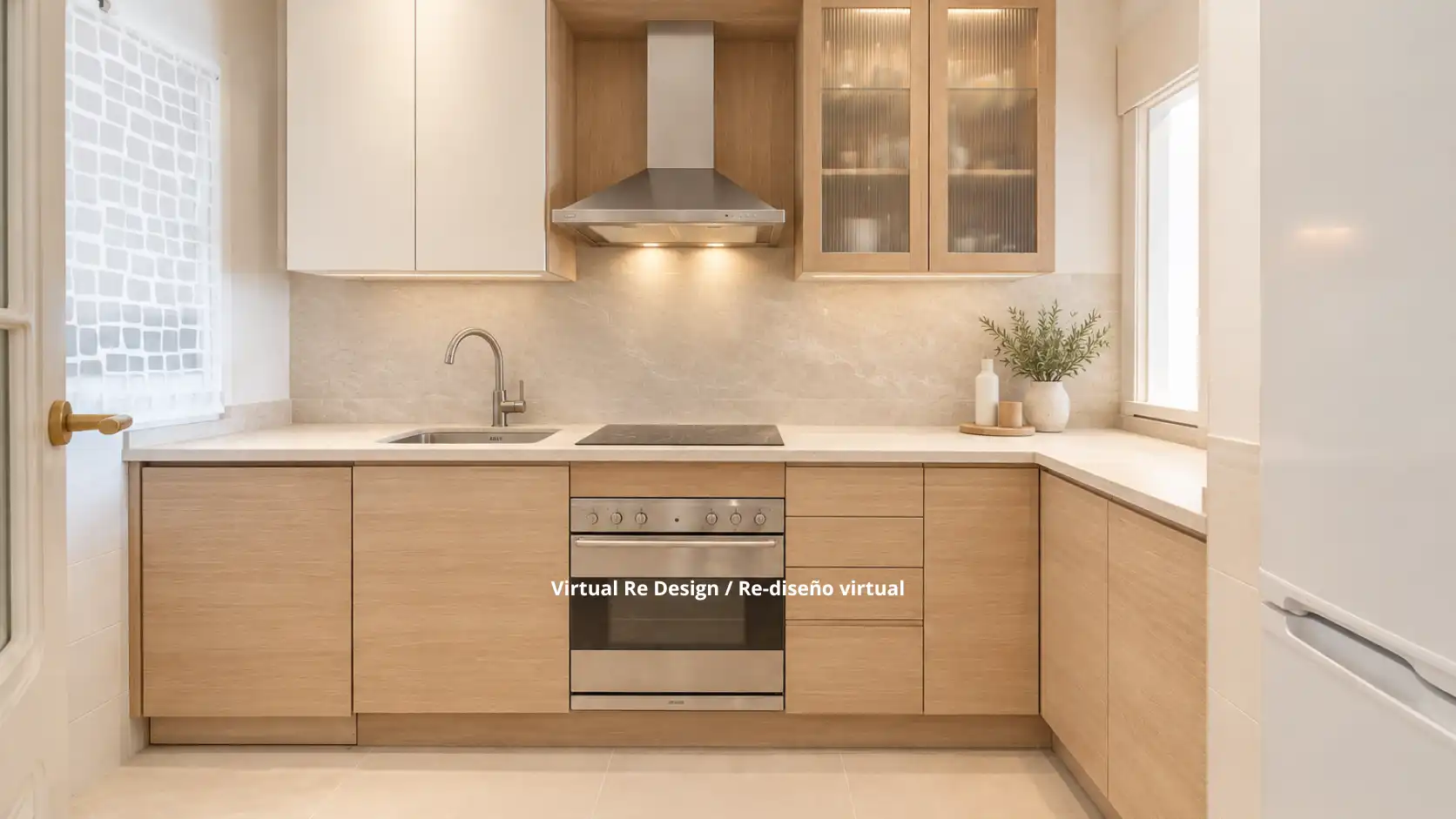 Cocina de Apartamento en venta en Milla de Oro