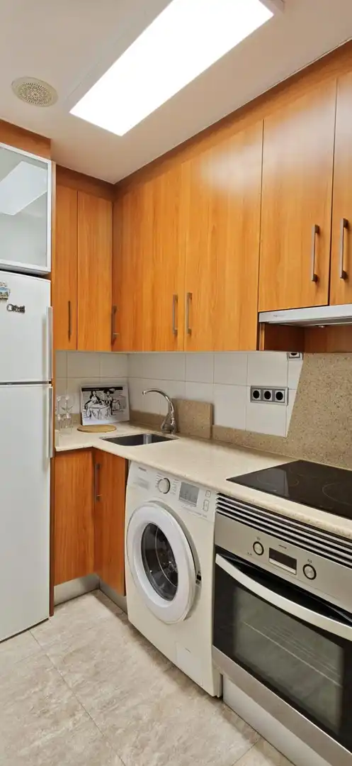 Küche von Wohnung zur Miete in Murcia mit Klimaanlage, Abstellraum und Möbliert