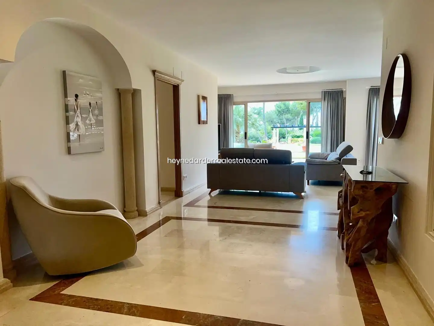 Living room of Apartments for rent in Calvià  with Air Conditioner, Private garden and Storage room