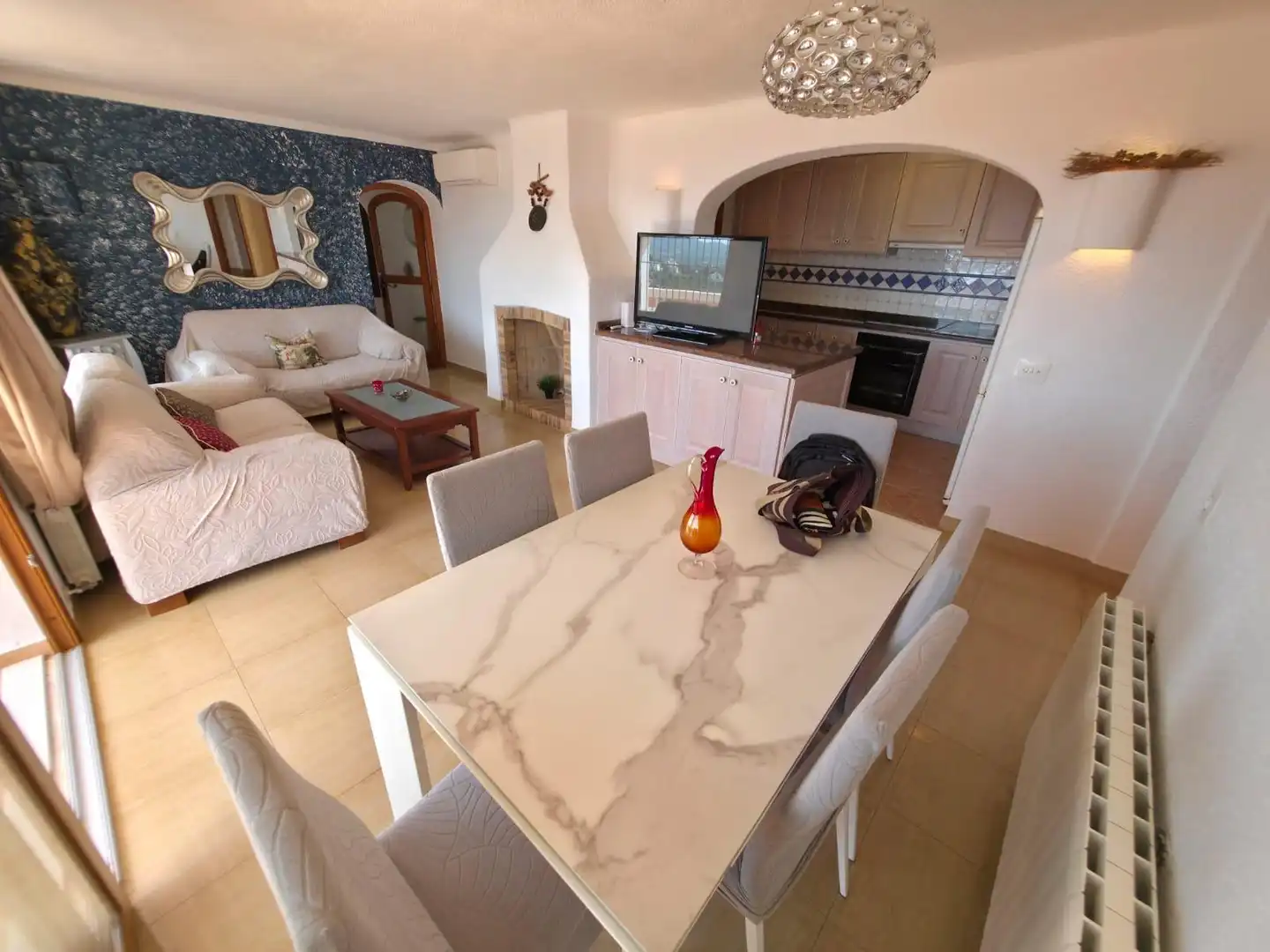Living room of Houses for sale in Jávea / Xàbia  with Air Conditioner, Heating and Private garden