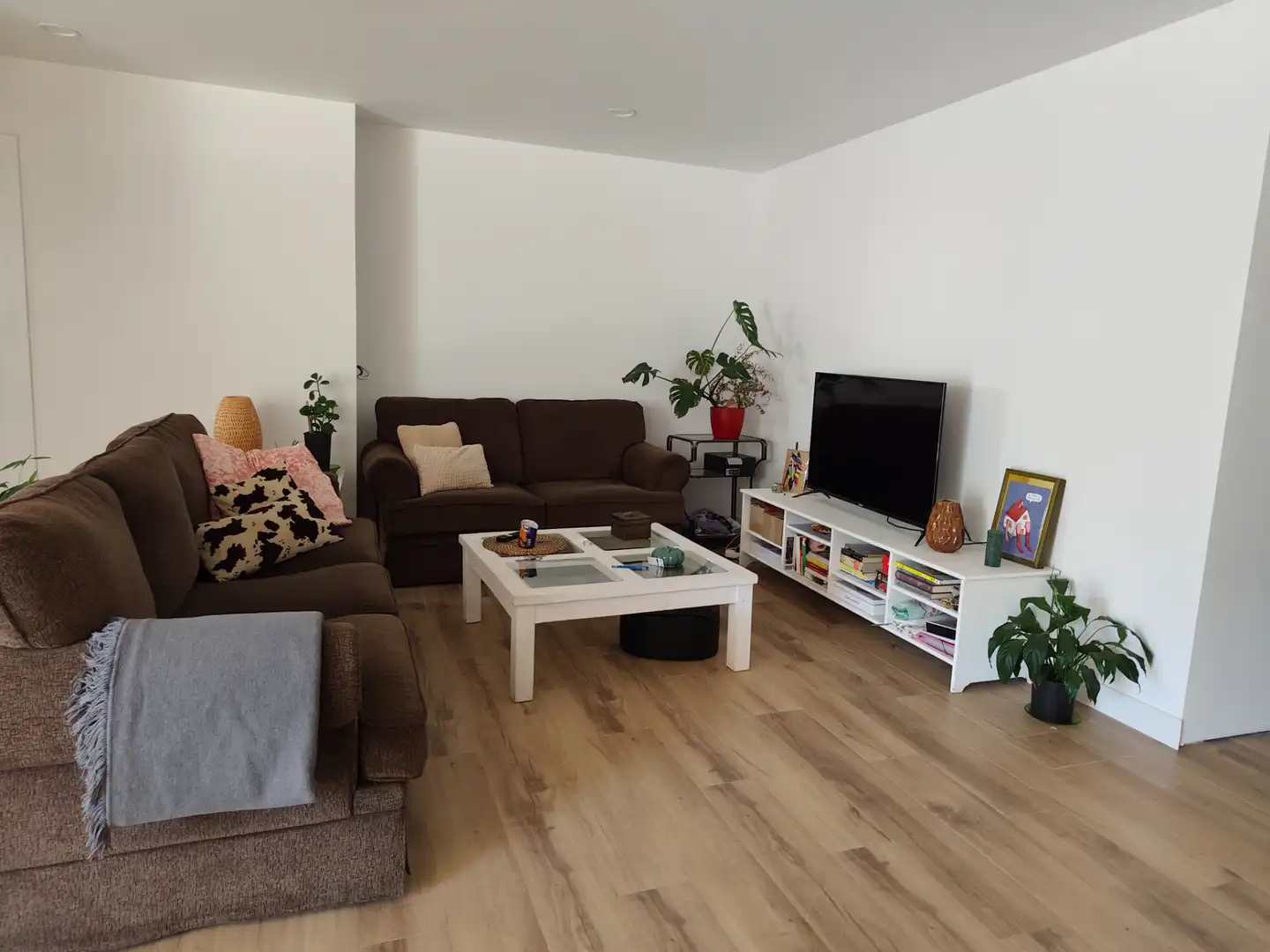 Sala d'estar de Apartament de lloguer en Vigo  amb Terrassa, Moblat i Forn