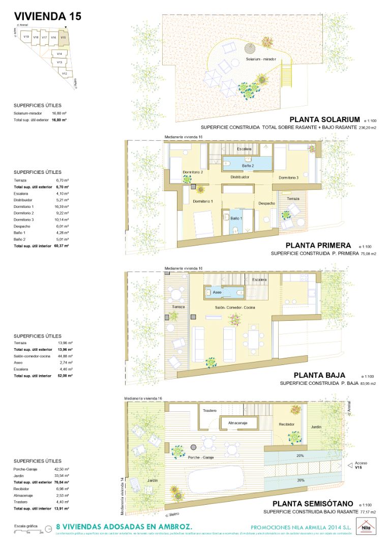 Casa adosada en venda a Calle Retiro, 13, Ambroz