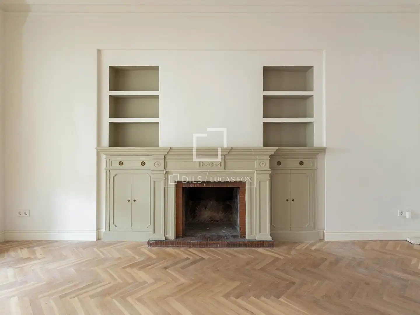 Living room of Flat for sale in Barcelona  with Air Conditioner, Heating and Parquet flooring