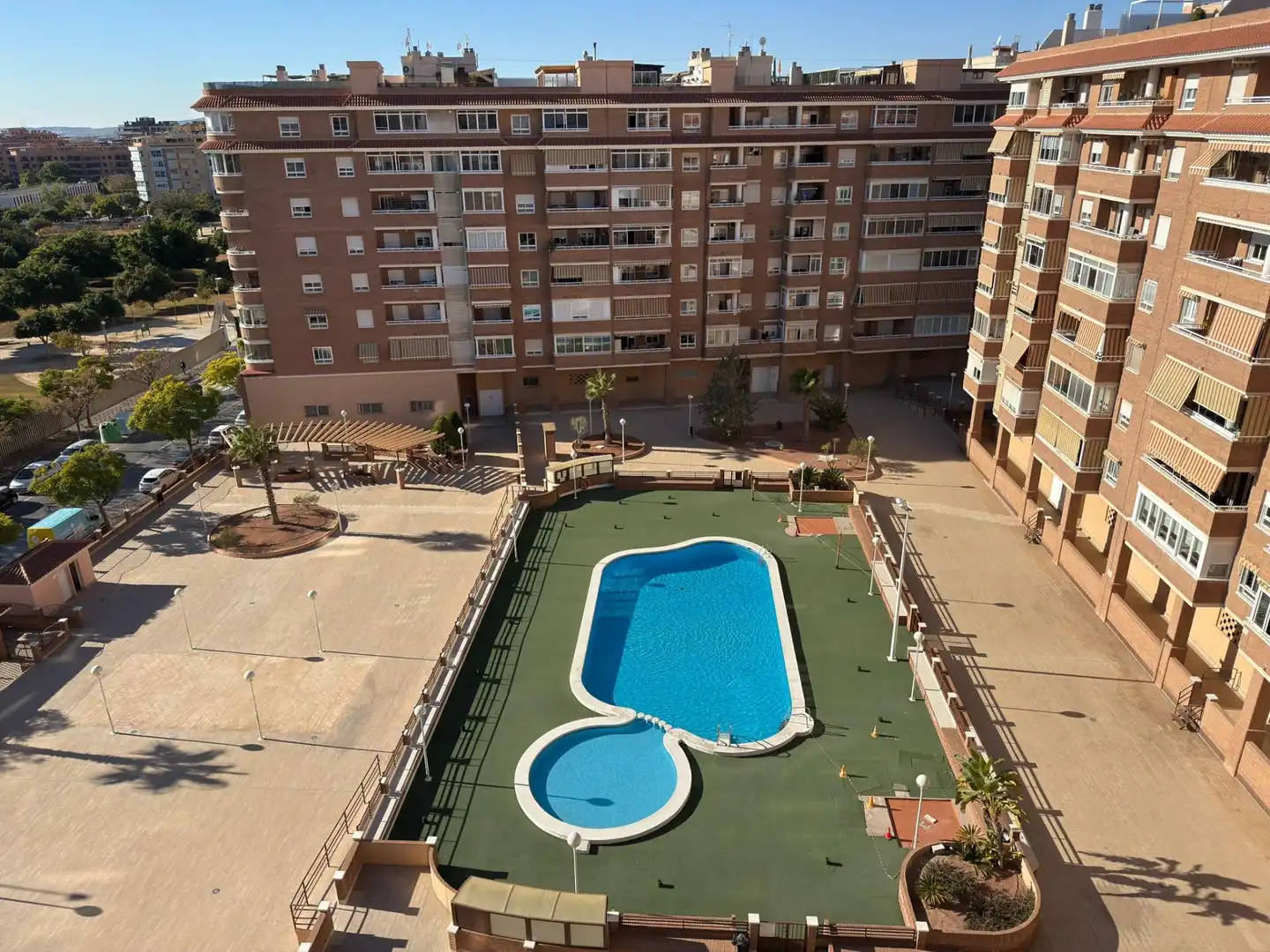 Swimming pool of Attic for sale in San Vicente del Raspeig / Sant Vicent del Raspeig  with Air Conditioner, Private garden and Terrace