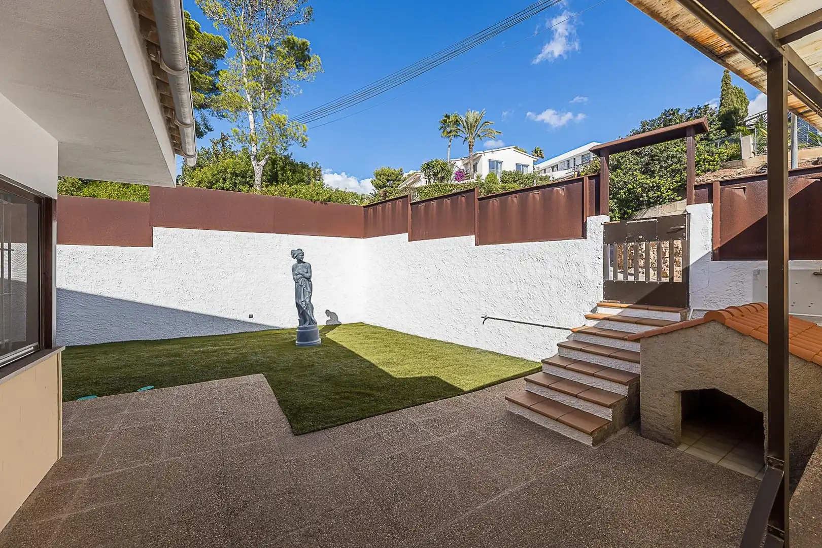 Terraza de Casa adosada en venta en Calvià con Aire acondicionado, Calefacción y Jardín privado