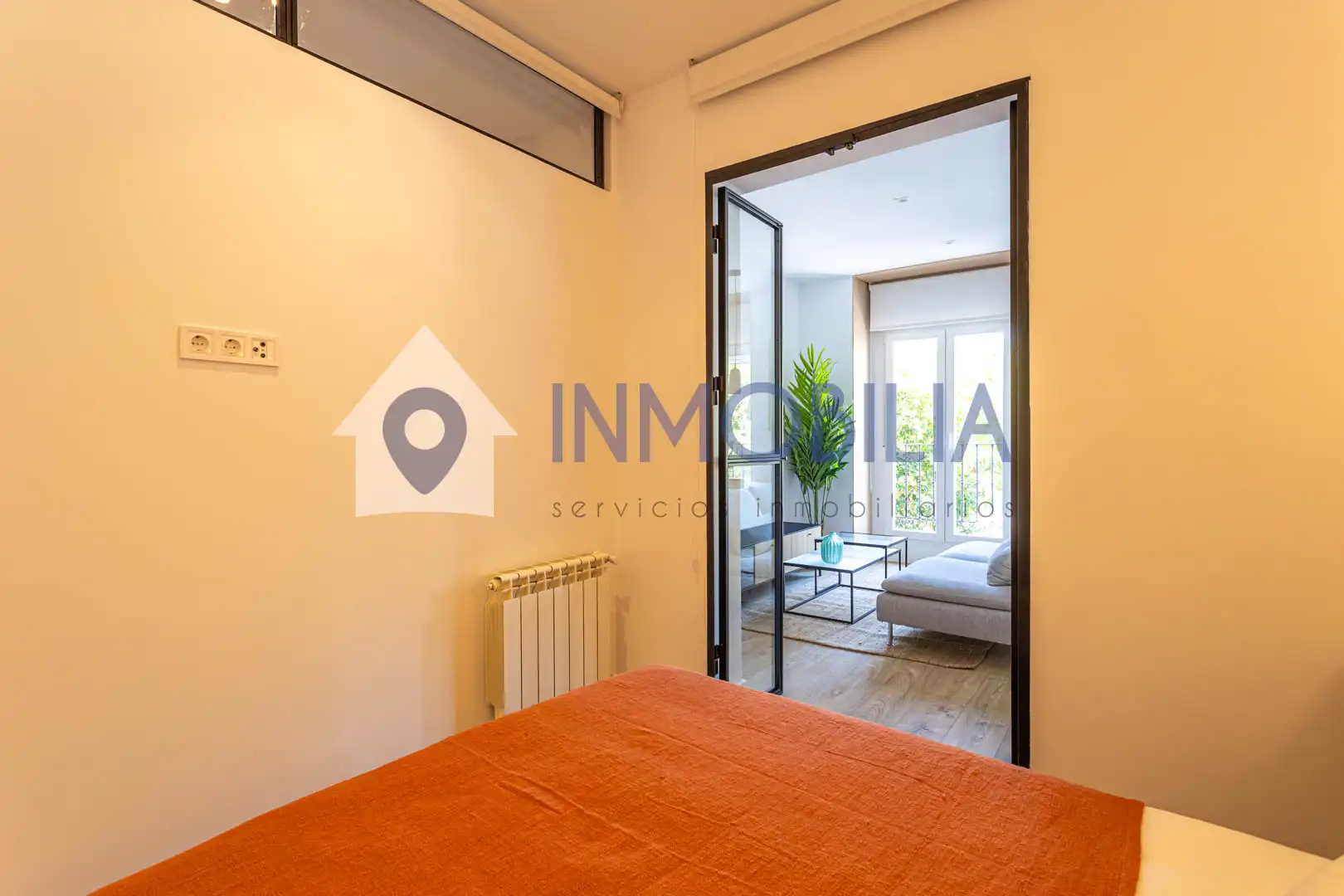 Schlafzimmer von Wohnung zum Verkauf in Madrid mit Klimaanlage und Heizung