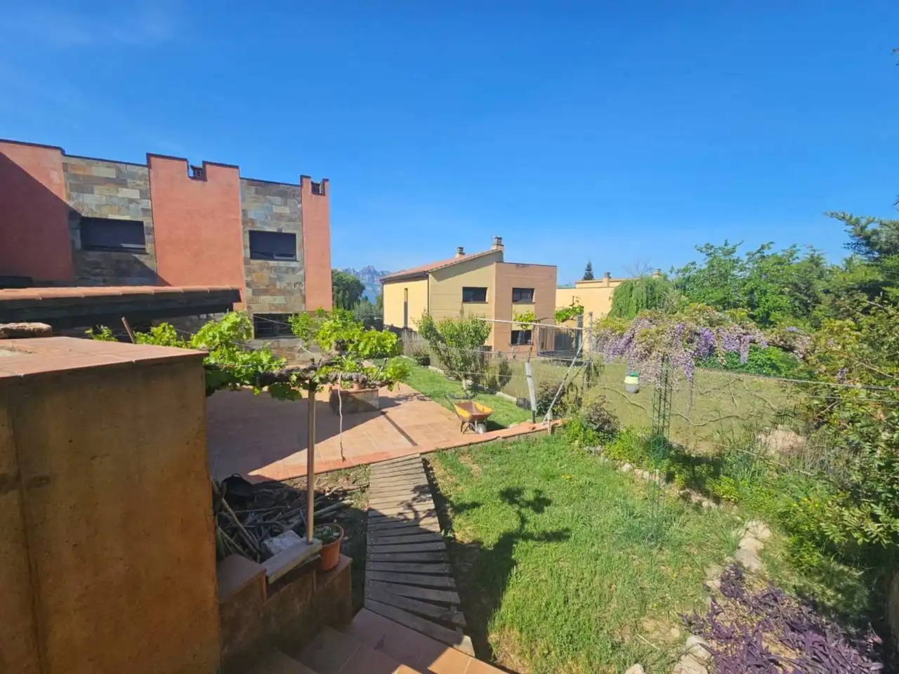 Jardín de Casa o chalet en venta en Rellinars con Calefacción, Jardín privado y Terraza