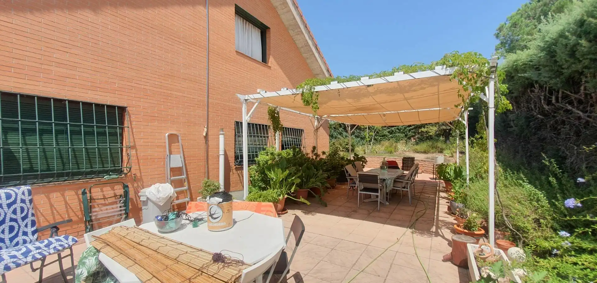 Terraza de Casa o chalet en venta en El Casar con Terraza, Trastero y Piscina