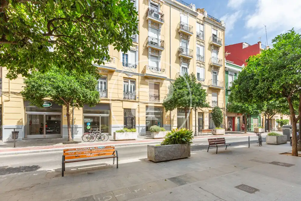 Exterior view of Flat for rent in Valencia  with Air Conditioner, Heating and Terrace