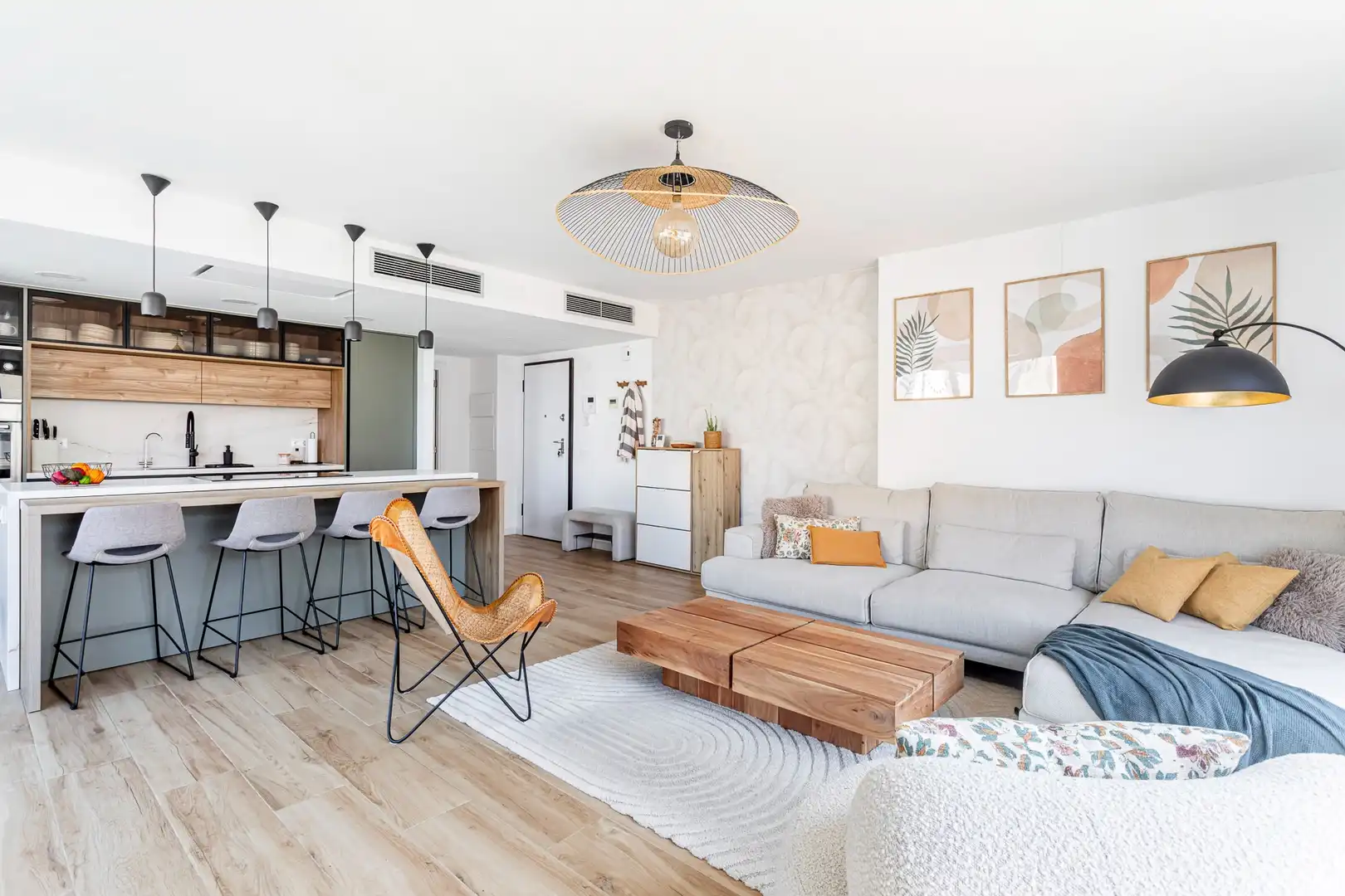 Sala de estar de Ático en venta en Valencia con Aire acondicionado, Calefacción y Jardín privado