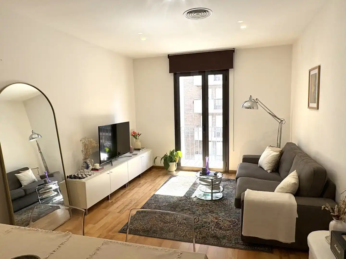 Sala d'estar de Apartament en venda en Tarragona amb Aire condicionat, Parquet i Moblat