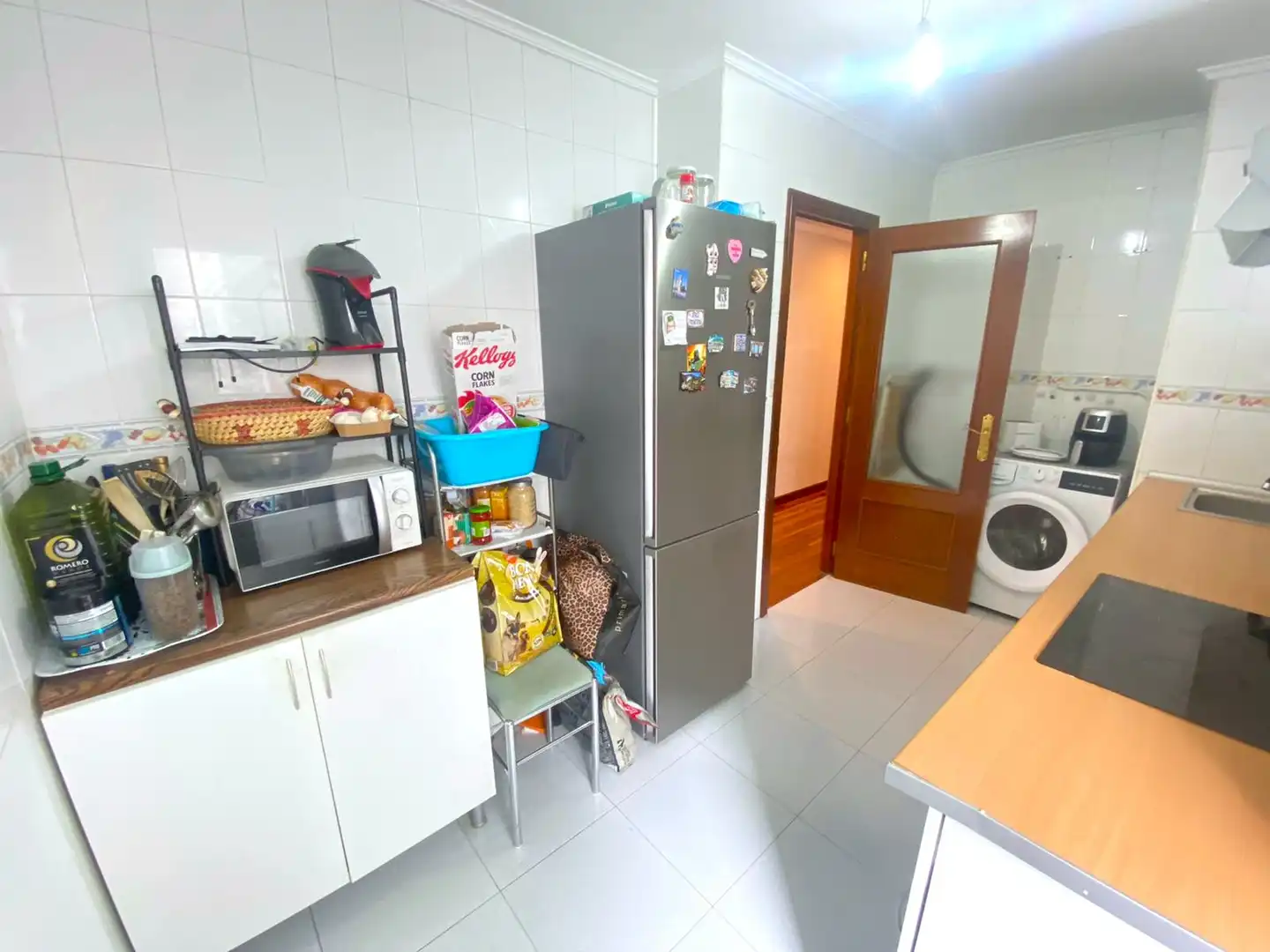 Küche von Dachboden zum Verkauf in Castro-Urdiales mit Heizung, Privatgarten und Parkett