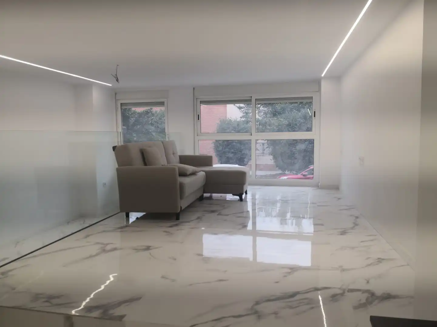 Sala de estar de Piso en venta en Murcia