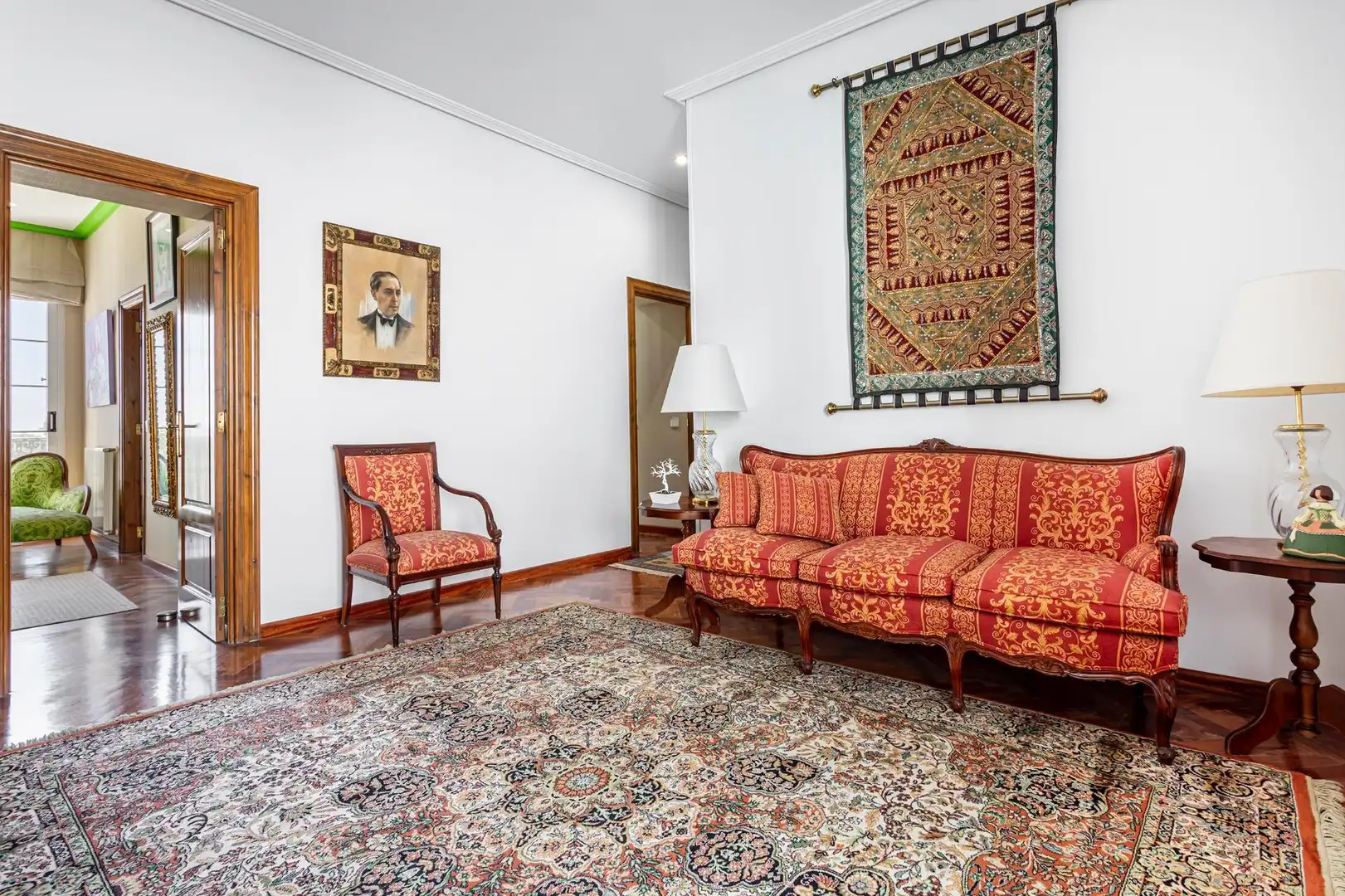 Living room of Houses for sale in Chiva  with Air Conditioner, Private garden and Terrace