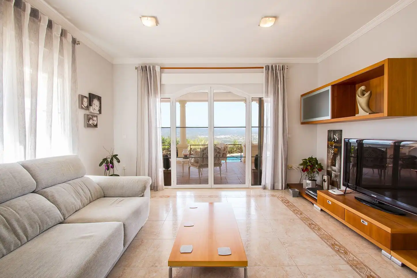 Living room of Houses for sale in Jávea / Xàbia  with Air Conditioner, Heating and Private garden