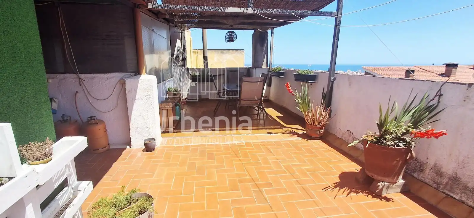 Terrasse von Wohnung zum Verkauf in Mataró mit Klimaanlage, Heizung und Terrasse