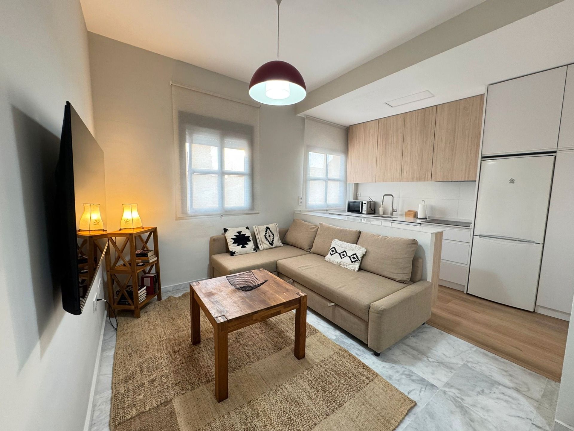 Living room of Flat for rent in Jerez de la Frontera  with Air Conditioner, Heating and Storage room