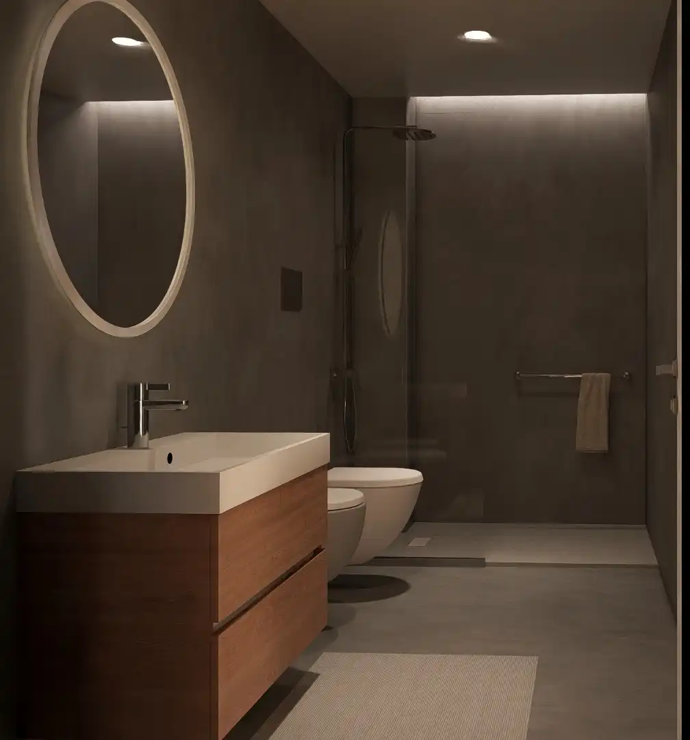 Badezimmer von Wohnung zum Verkauf in A Coruña Capital  mit Heizung