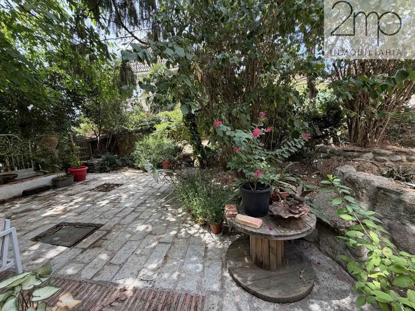 Garten von Haus oder Chalet zur Miete in Manzanares El Real mit Heizung, Privatgarten und Parkett