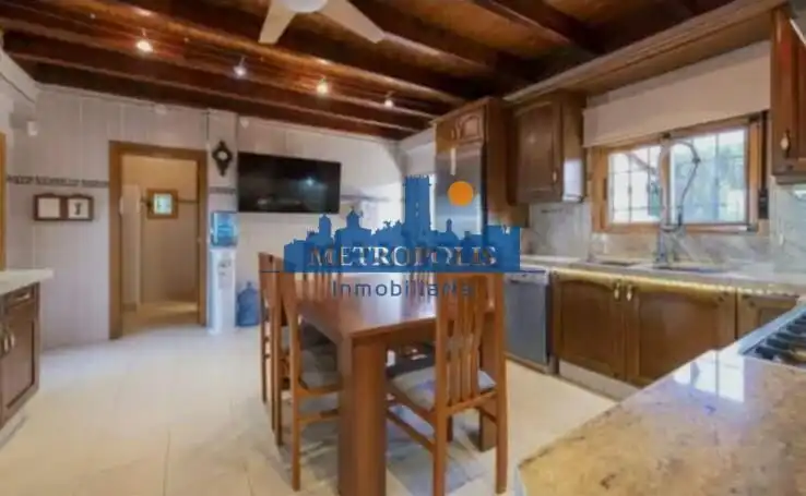 Cocina de Casa o chalet en venta en Burriana / Borriana con Aire acondicionado, Jardín privado y Terraza