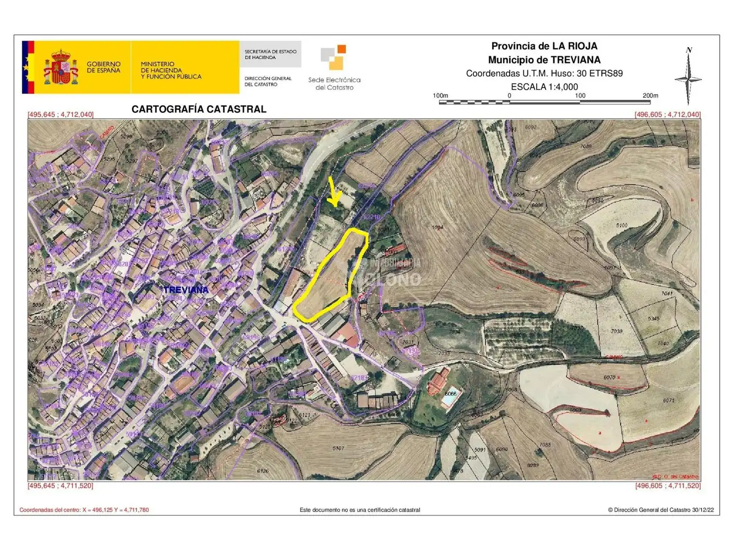 Terreno residencial en venta en Treviana