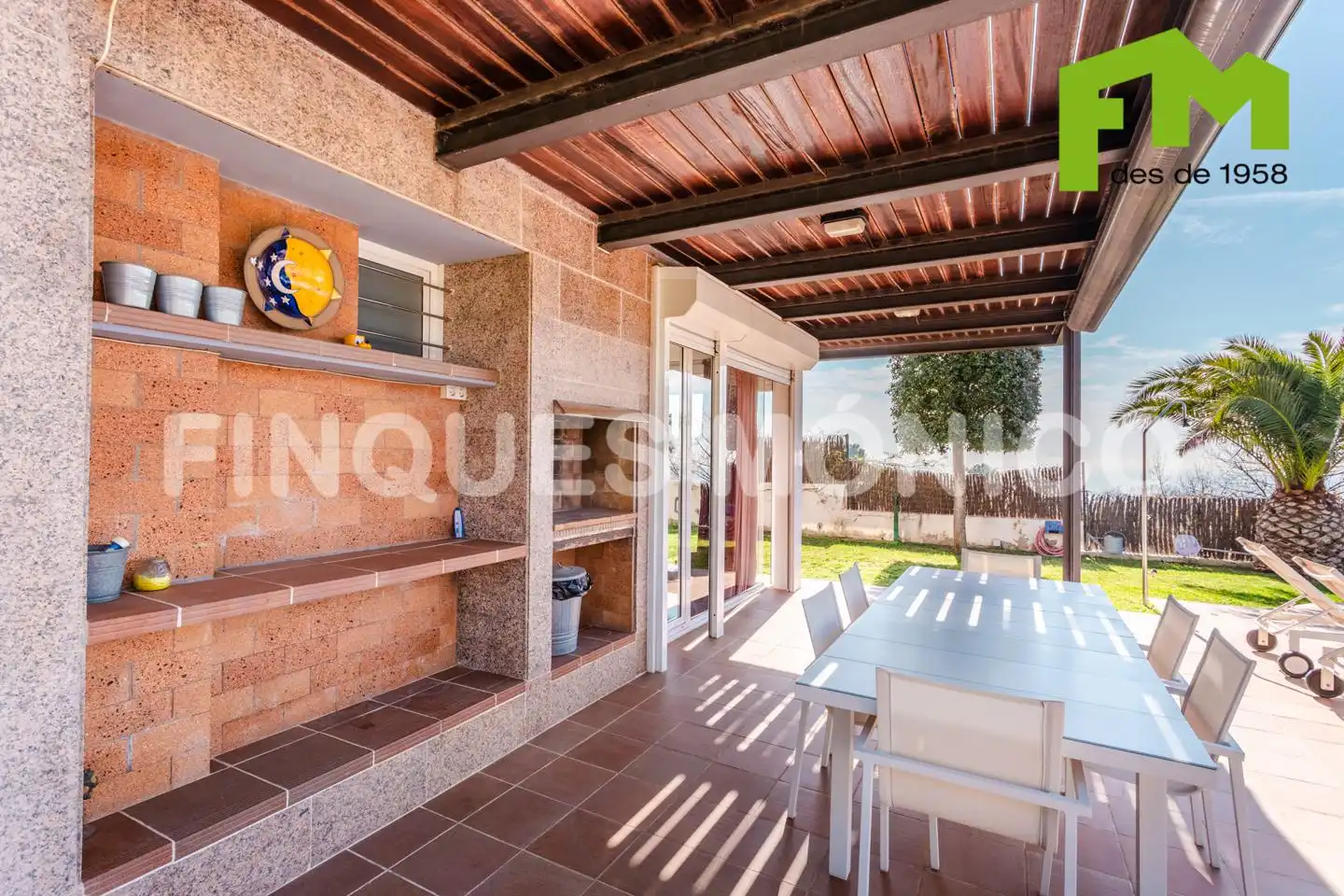Terrassa de Casa o xalet de lloguer en Teià amb Aire condicionat, Calefacció i Jardí privat