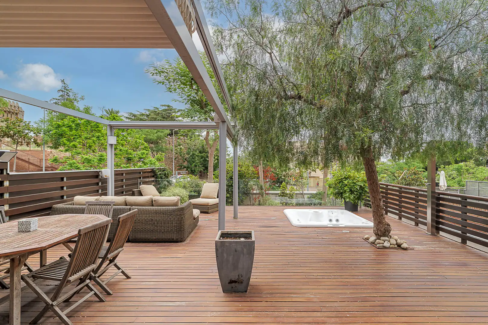 Terrace of Detached homes for sale in Barcelona  with Air Conditioner, Heating and Terrace