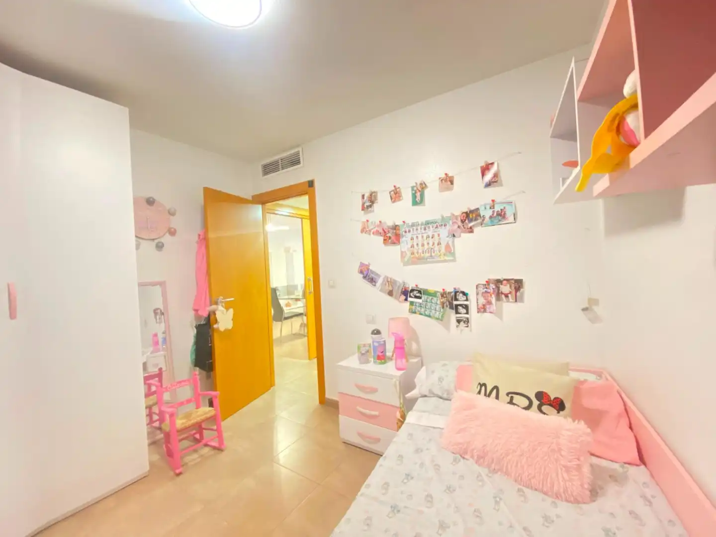 Schlafzimmer von Dachboden zum Verkauf in Lorca mit Klimaanlage, Heizung und Terrasse