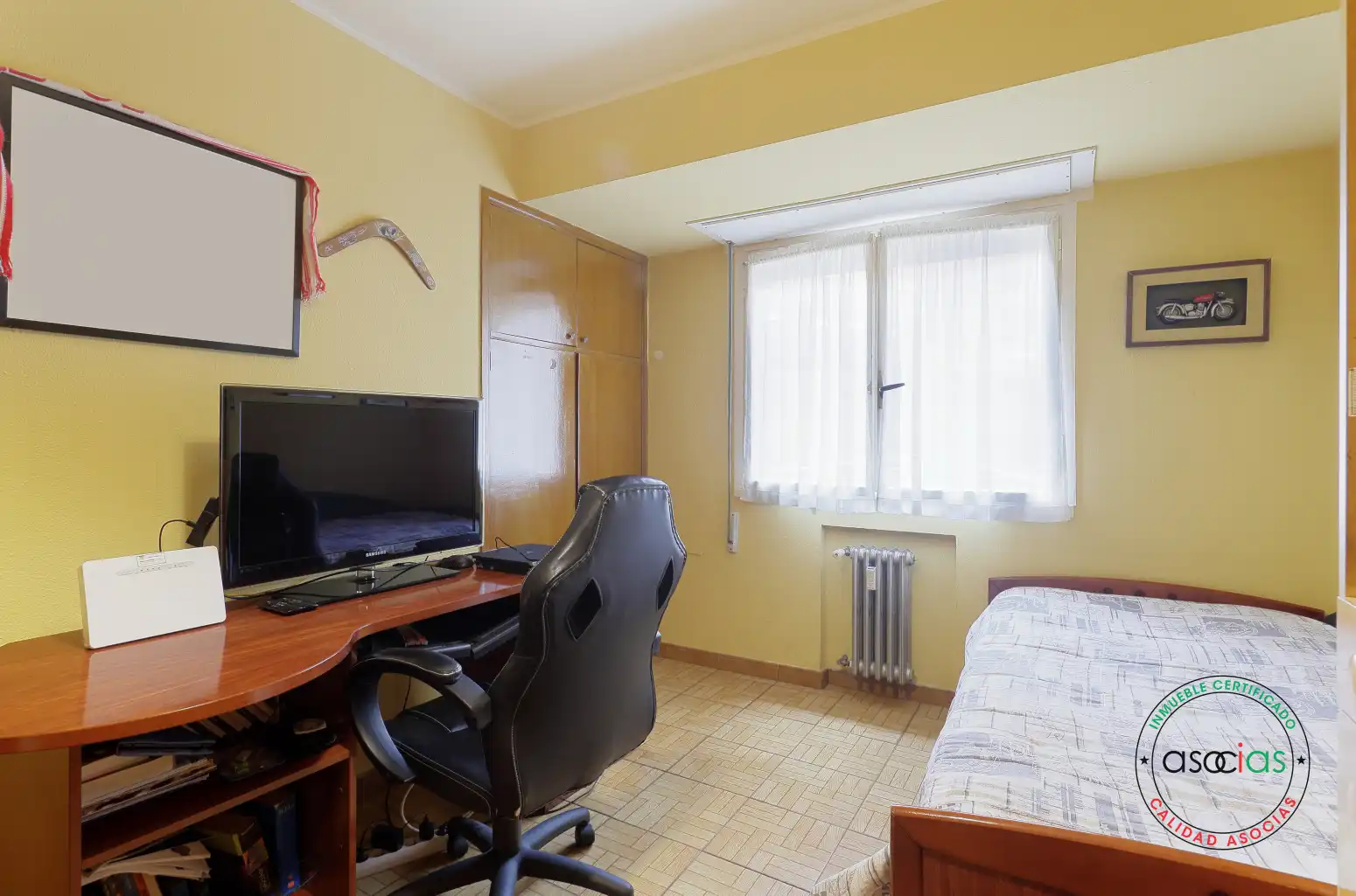 Bedroom of Flat for sale in Gijón   with Heating