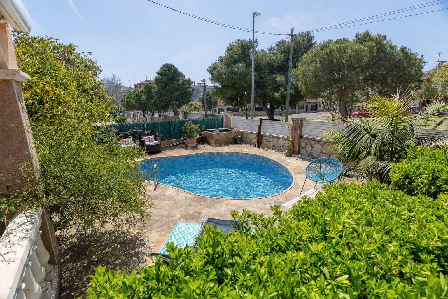 Piscina de Casa o xalet en venda en Cubelles amb Aire condicionat i Alarma
