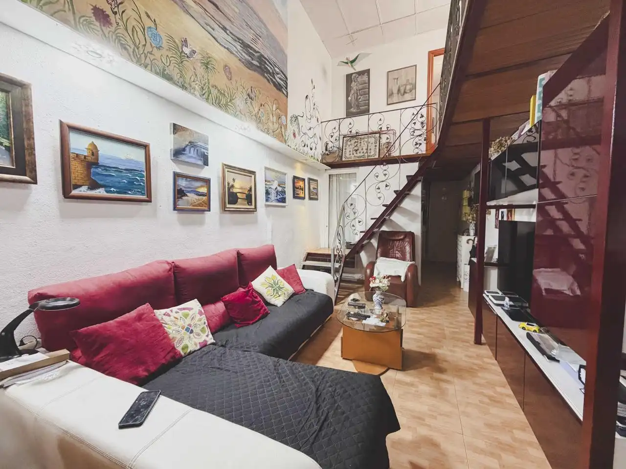 Wohnzimmer von Maisonette zum Verkauf in Cádiz mit Terrasse