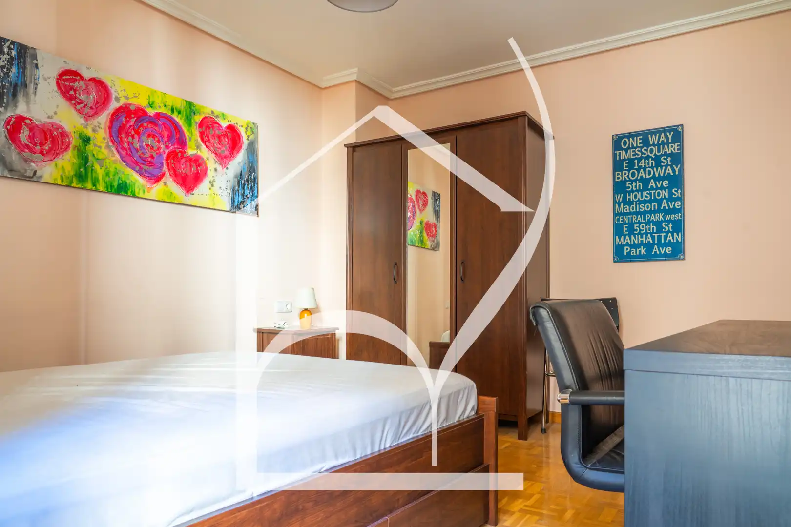 Schlafzimmer von Wohnung zum Verkauf in Salamanca mit Heizung und Möbliert