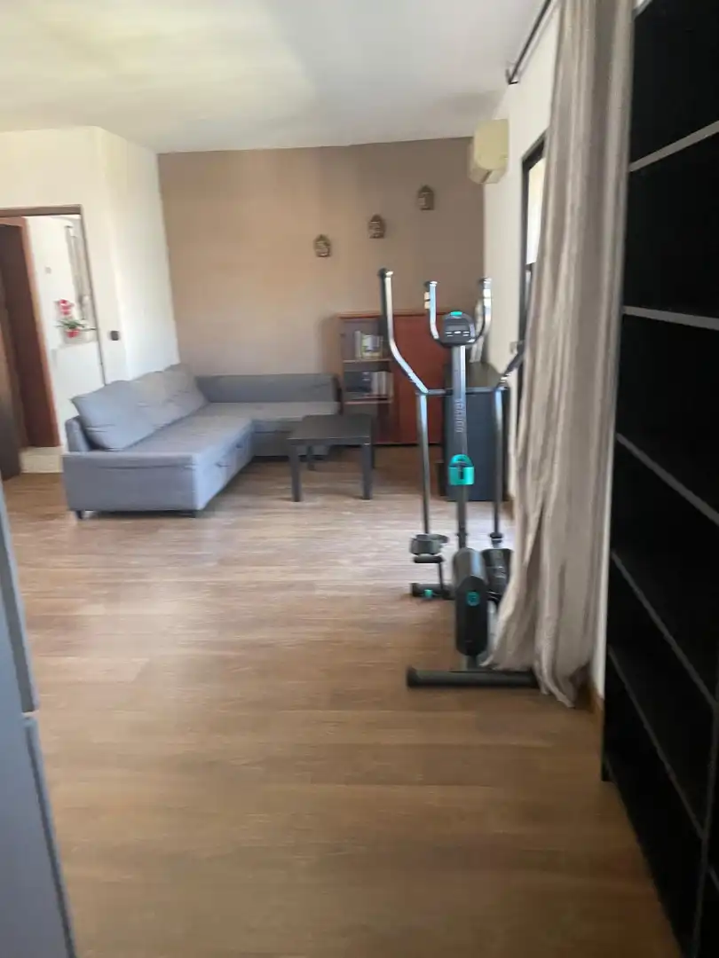 Living room of Flat for rent in Málaga  with Air Conditioner, Terrace and Furnished