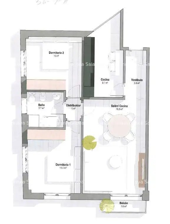 Flat for sale in Encinas de Abajo  with Heating