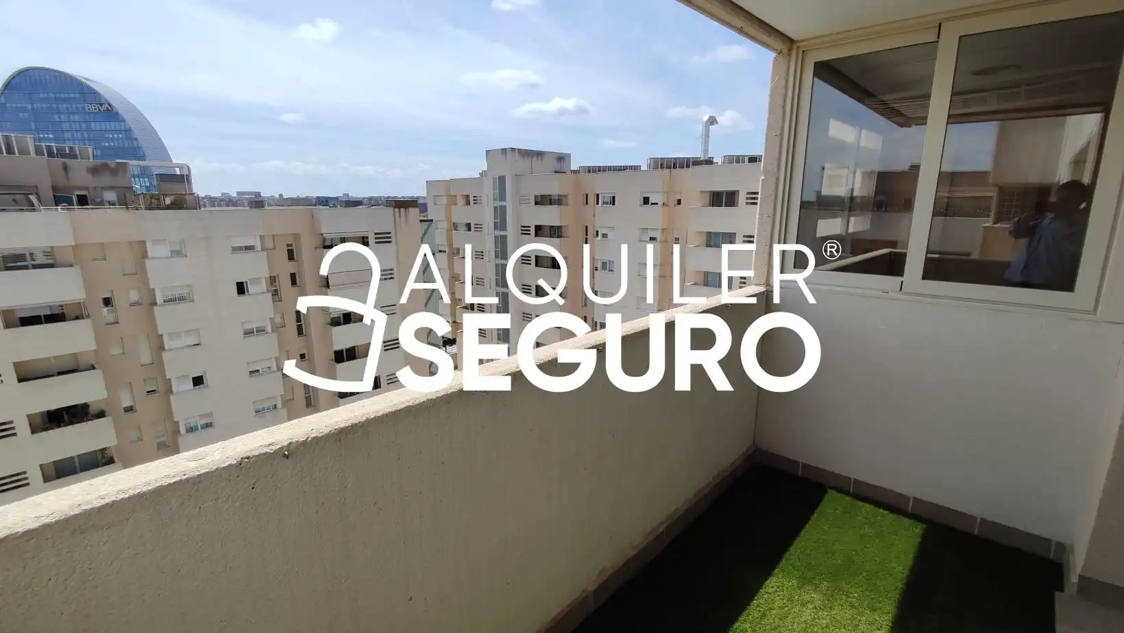 Balcony of Flat for rent in Madrid  with Air Conditioner, Heating and Terrace
