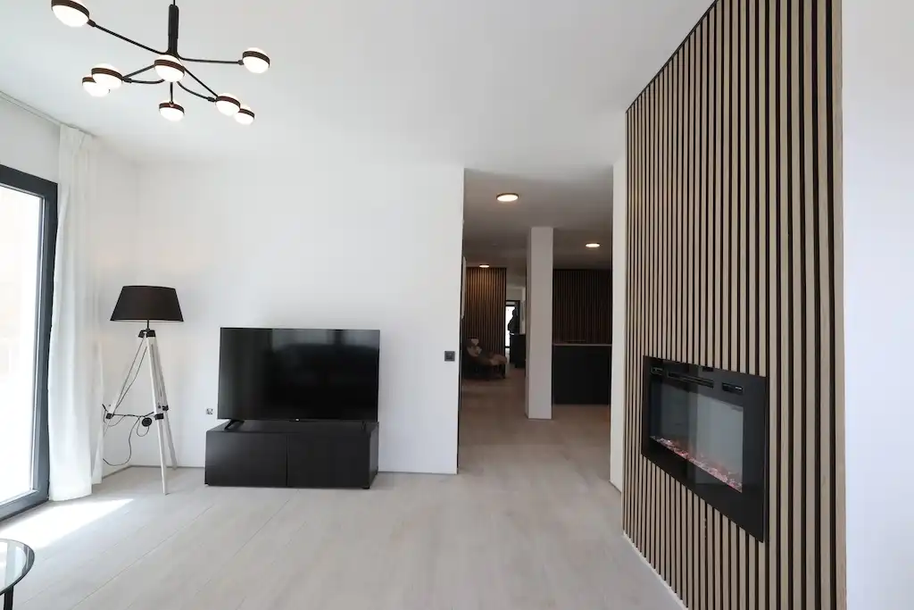 Sala de estar de Apartamento en venta en Torrevieja con Aire acondicionado, Calefacción y Terraza