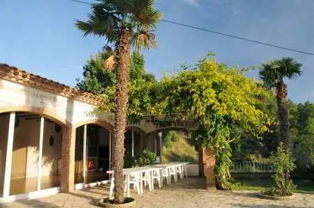 Jardí de Finca rústica en venda en Riudarenes amb Aire condicionat, Calefacció i Jardí privat
