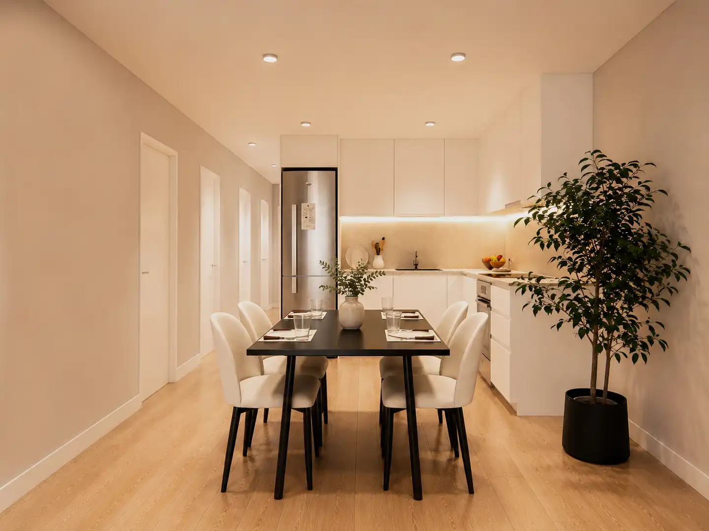 Comedor de Piso en venta en Barcelona con Balcón