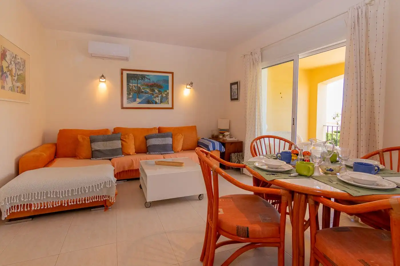 Sala d'estar de Apartament en venda en Pedreguer amb Aire condicionat, Calefacció i Terrassa
