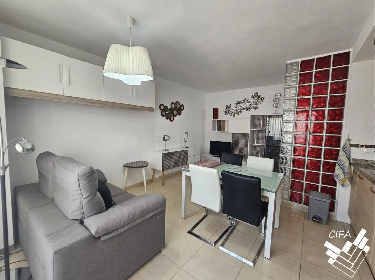 Living room of Flat for rent in Benicarló  with Air Conditioner, Heating and Furnished