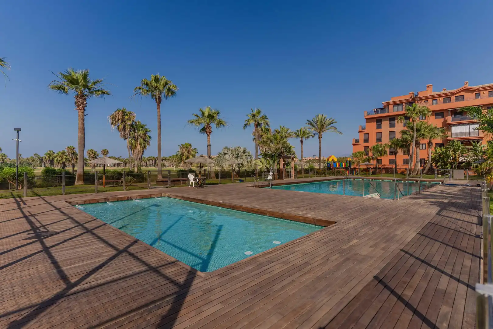 Swimming pool of Flat for sale in Motril  with Air Conditioner, Private garden and Swimming Pool