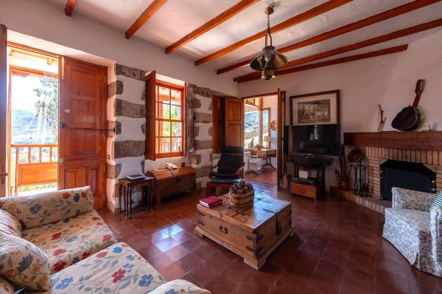Sala d'estar de Casa o xalet en venda en Santa Brígida amb Jardí privat i Terrassa