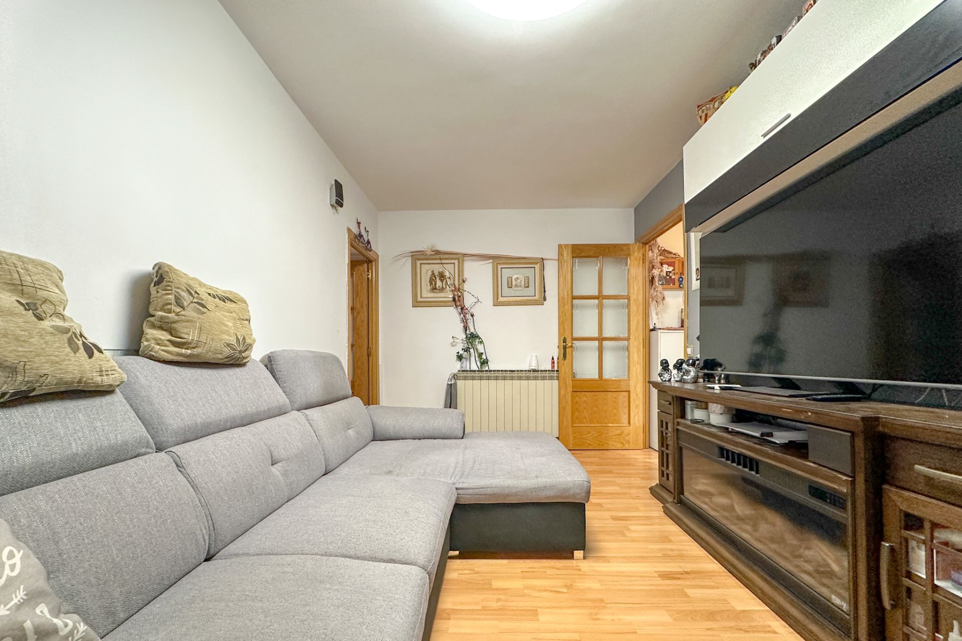 Sala de estar de Piso en venta en  Madrid Capital