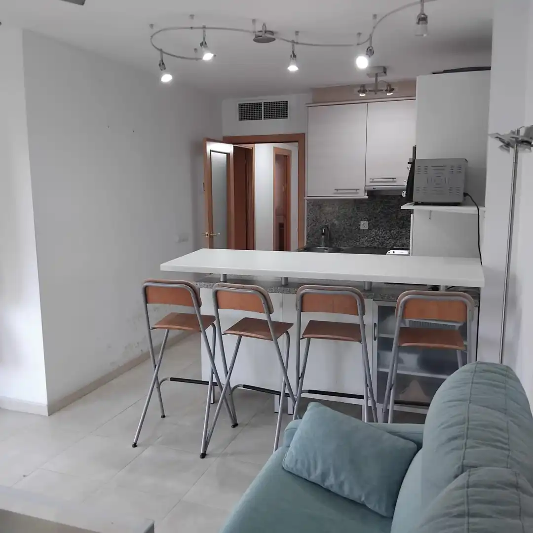 Cocina de Ático en venta en L'Ametlla de Mar  con Jardín privado, Terraza y Amueblado