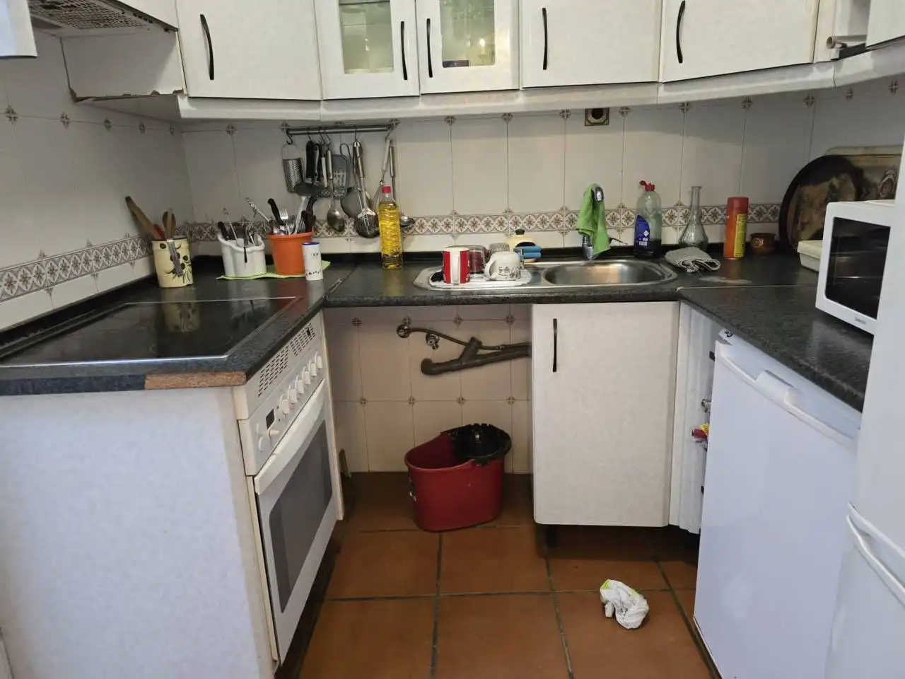 Cuina de Casa o xalet en venda en Pioz amb Calefacció, Jardí privat i Terrassa