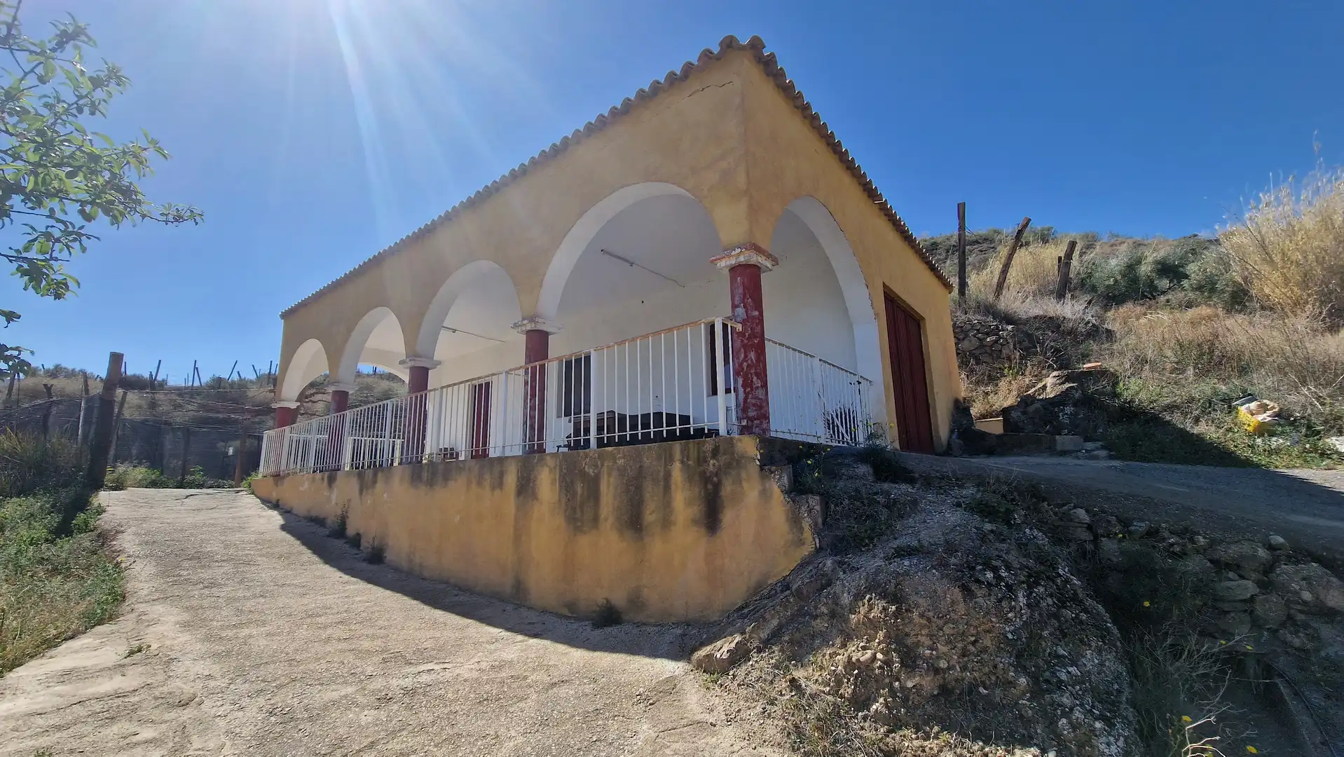 Vista exterior de Finca rústica en venda en Canjáyar amb Jardí privat, Terrassa i Traster