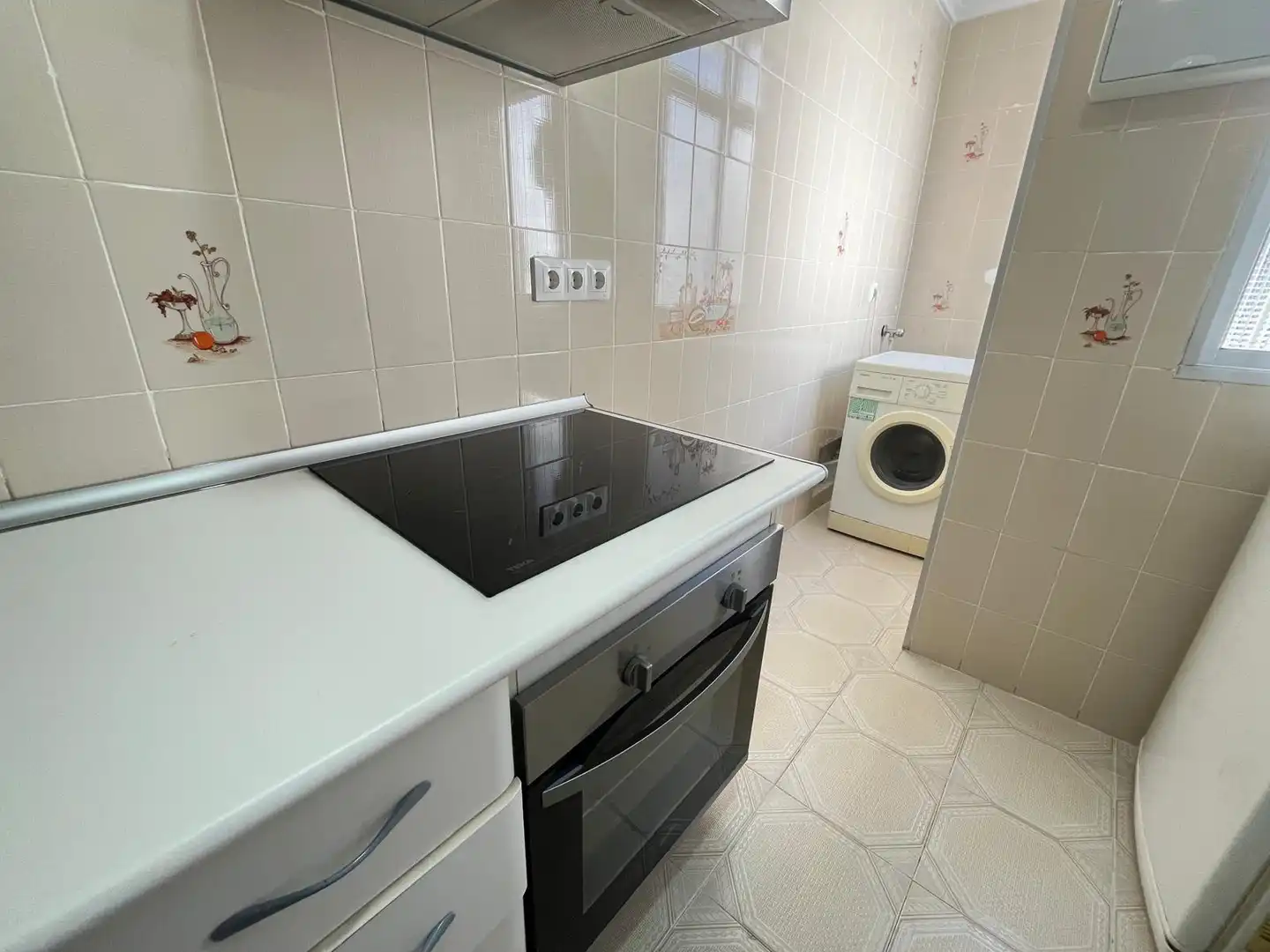 Kitchen of Flat for rent in Dos Hermanas  with Air Conditioner, Terrace and Furnished
