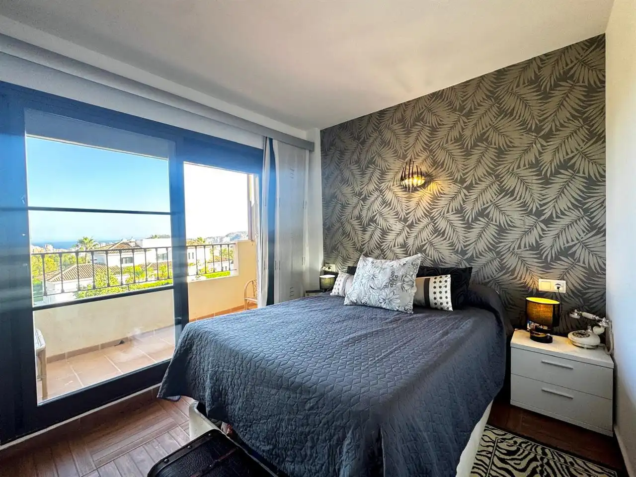 Bedroom of Houses for sale in Finestrat  with Air Conditioner, Private garden and Swimming Pool